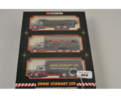 CORGI 60011 EDDIE STOBART 3 PIECE SET BOXED