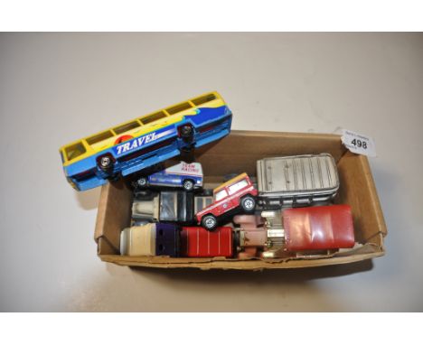COLLECTION OF ASSORTED DIE CAST VEHICLES TO INCLUDE CORGI, MAJORETTE ETC SOME A/F