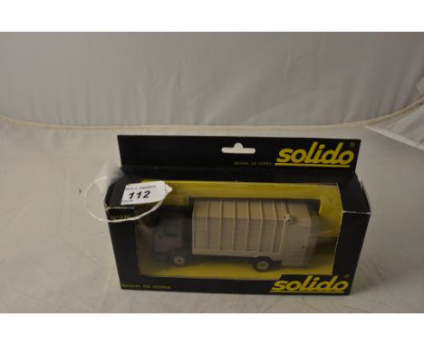SOLIDO MODEL 379 BENNE DE VOIRE TRUCK WITH BOX