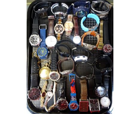 SELECTION OF LADIES AND GENTLEMEN'S WRISTWATCHESincluding Casio, Hugo Boss, Citizen, G-Shock, Superdry, Sekonda, Rotary, Accu