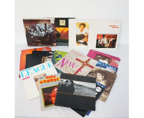 COLLECTION OF LP VINYL RECORDS1970/80's, artists include Madonna, The Human League, Wham, Ultravox, Love and Money, Michael J