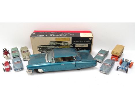 1960's JAPANESE TIN PLATE 'CADILLAC SEDAN'from the series 'Automobiles Of The World' scale model, 'Bandai Baby' Made in Japan