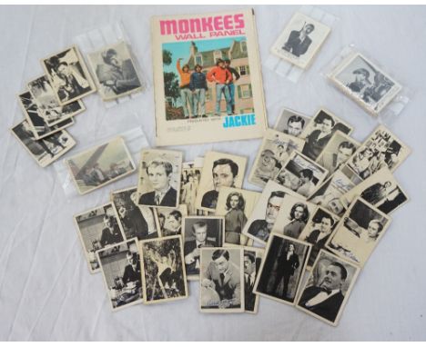 SELECTION OF 1960's COLLECTORS TRADE CARDSsome by A & B C Chewing Gum Ltd. including twenty eight cards of the Monkees featur