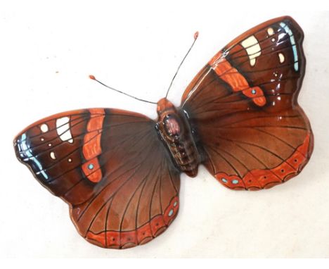 BESWICK RED ADMIRAL BUTTERFLY
model number 1488, with printed and impressed marks, 17.5cm wide