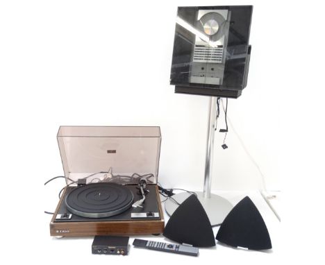 BANG & OLUFSEN BEO 4 MUSIC SYSTEMincorporating a compact disc player, cassette player/recorder and radio, with a multi functi