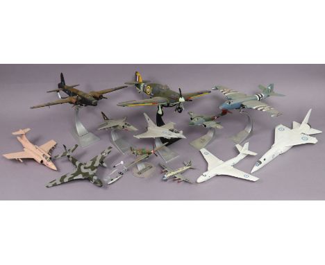 Twelve die-cast model aeroplanes by Corgi &amp; Dinky, all unboxed. 