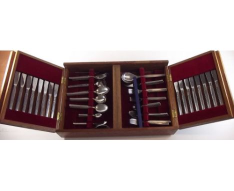 A vintage stainless steel Scandia cutlery set circa 1960's - boxed