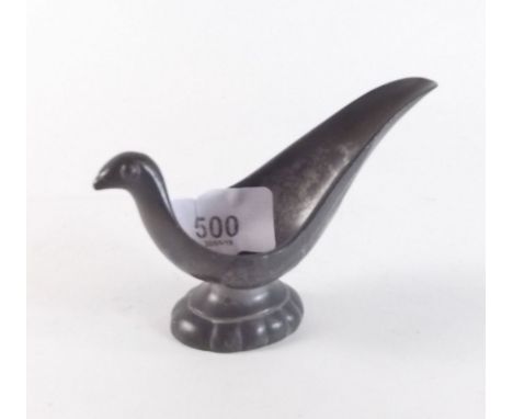 A Danish pewter pipe rest