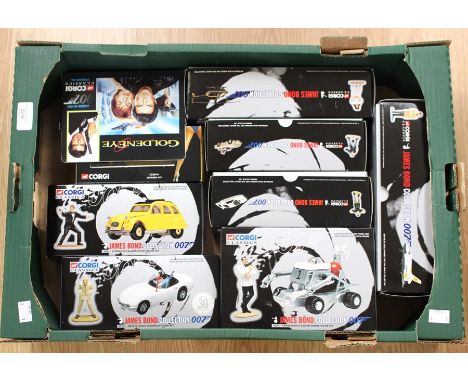 Corgi Classics: One box of assorted Corgi Classics James Bond 007 Collection vehicles to comprise nine vehicles including: Mo