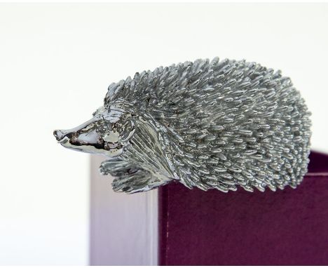 A 20th Century chrome plated car mascot cast a a Hedgehog car&nbsp;