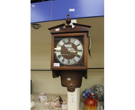 A 30 day striking mantel clock and Art Deco 8 day striking clock