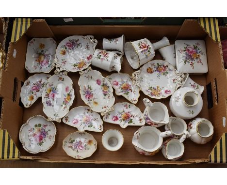 Royal Crown Derby Posy pattern trinket items and jugs