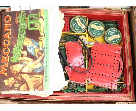 Meccano set number 9 in original box, with instructions A/F