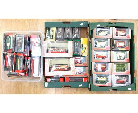 Exclusive First Editions and Corgi buses, a various quantity, contained within three boxes.