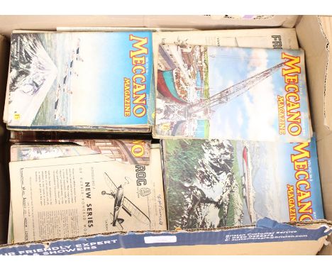  A quantity of Meccano magazines dating to 1950's/60's (one box)