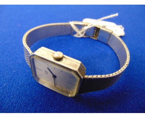 A vintage Silver Cito watch, marked 800