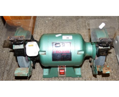 An SP heavy duty 6" electric bench grinder