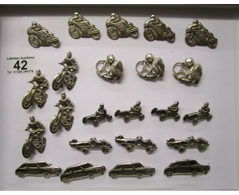 Motor cycle &amp; automobile badges