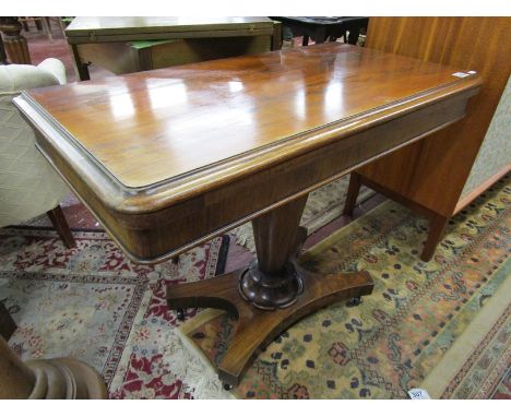 Rosewood card table