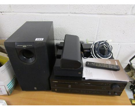 Yamaha AV receiver &amp; home cinema speaker system