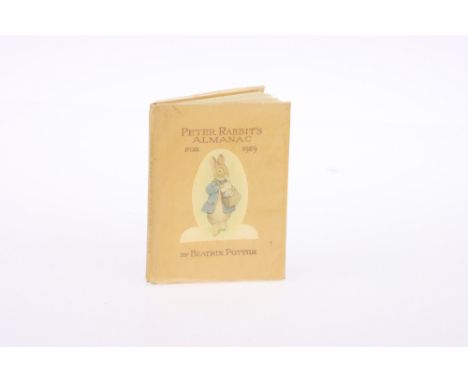 Potter (Beatrix) Peter Rabbit's Almanac For 1929, first edition, with original glassine dust jacket, some small tears to jack