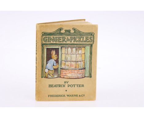 Potter (Beatrix), Ginger &amp; Pickles, first edition, first or second printing, date on title, pictorials to endpapers, colo