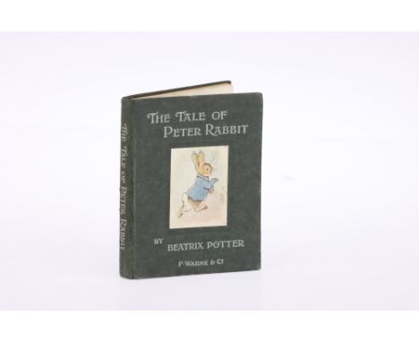 Potter (Beatrix), The Tale Of Peter Rabbit, first commercial edition, first, second or third printing with "wept big tears" o