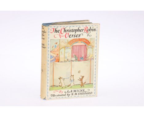 Milne (A.A.) The Christopher Robin Verses, first edition, "When we were young" and "Now we are six", 12 colour plates and pla