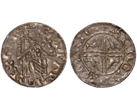 British Coins, Edward the Confessor (1042-66), penny, Shrewsbury mint, sovereign eagles type, king enthroned facing r., rev. 