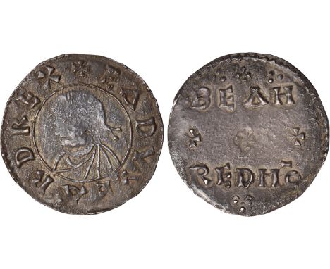 British Coins, Edward the Elder (899-924), portrait penny, diademed bust facing left, rev. moneyer’s name in two lines, cross