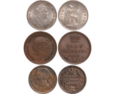 British Coins, William IV, groat, 1836, bare head r., rev. Britannia std. r., with shield and trident (S.3837), extremely fin