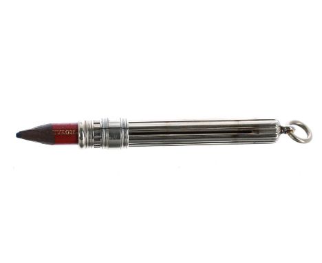 Sampson Mordan retracting pencil, 13.6gm, 70mm 