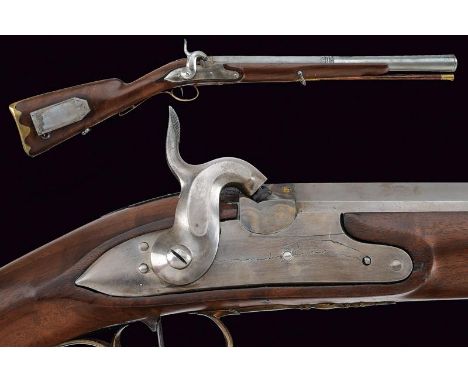 dating: Second quarter of the 19th Century provenance: Piedmont, Smoothbore, two-stage, 27 mm cal. barrel, octagonal and roun