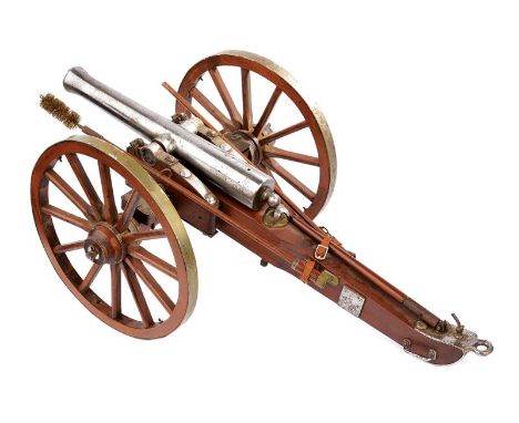 dating: First half of the 20th Century provenance: Spain, Long iron barrel with enlarged nozzle, rear vent with inscription '