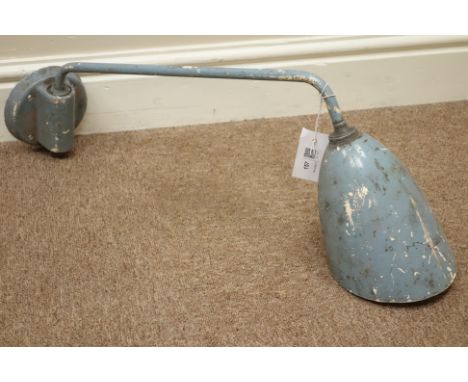 Industrial swivel adjustable lamp   Condition Report   Click here for further images, condition, auction times & delivery cos