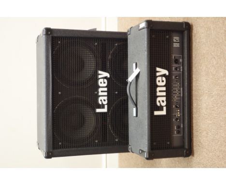 LANEY BH150 bass amp head and speaker - ID9   Condition Report   Click here for further images, condition, auction times & de