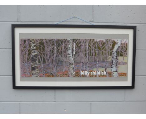 BILLY CHILDISH (b.1959) A framed limited edition book cover for German book, published by the L-13 art gallery, image size 32