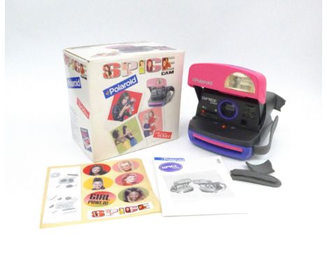 A Spice Girls, vintage Spice Cam polaroid camera in original box (handle a/f)