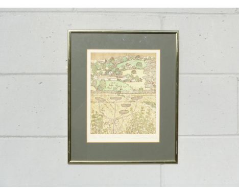 SIMON PALMER (b.1956) A framed and glazed limited edition etching - 'Kentish Corner'. No.19/50, pencil signed. Plate size 29c