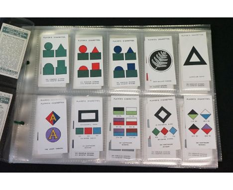 A Set Of Army Corps And Divisional Signs 1914-1918 Cigarette Cards By Players Cigarettes.