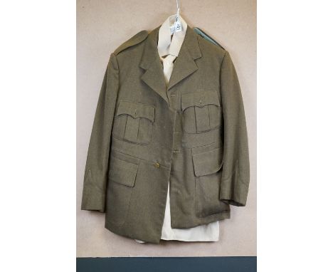A British Army No.2 Dress Uniform To Include Jacket &amp; Trousers With Shirt And Tie Together With A Early 20th Century Mili