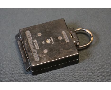 A British Military Mark 1 Magnetic Marching Compass By T.G.Co. Ltd, Marked With The British Broad Arrow, Numbered B39026. 