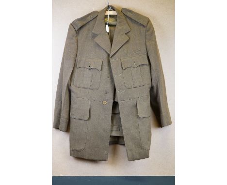 A British Military Army Dress Uniform To Include Jacket And Trousers, Made By Gieves &amp; Hawkes. 