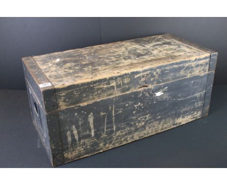 A Vintage Royal Air Force / RAF Wooden Storage / Ammunition Box. 