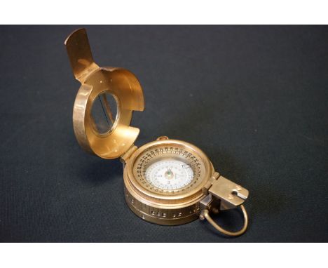 A Brass Marching Compass, Marked To The Reverse TG. Co. LTD London N A266322 1940 MK.III 