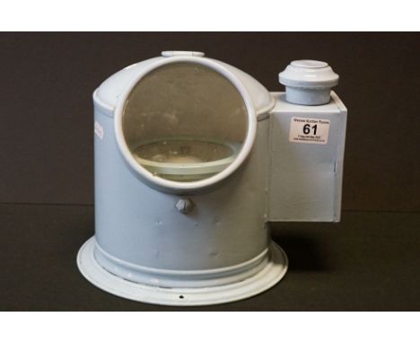 A Vintage SIRS Navigation Ships Compass / Binnacle Marked 6605-99-460-6400 R/79/SIS/9. 
