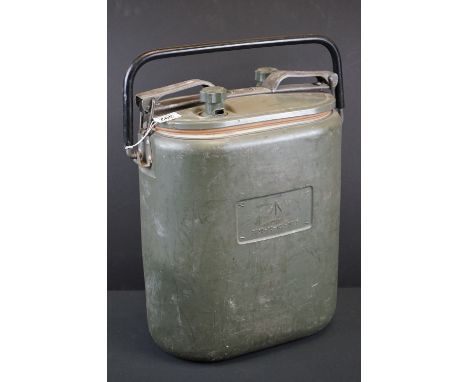 A British Military Issued Water Storage Bottle, Marked With The British Broad Arrow. 