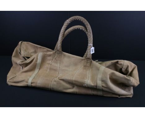 A World War Two 1944 Dated British Army Officers Canvas Kit Bag. 