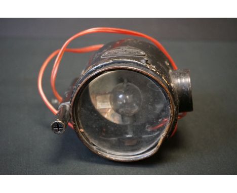 A British World War One / WW1 Electric Daylight Outfit Signalling Lamp, Dated 1917. 