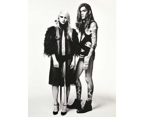 Patrick Demarchelier (1943-2022) FrenchLove Magazine EditorialPhotographic print on aluminium, 100cm by 75cmIn an overall goo